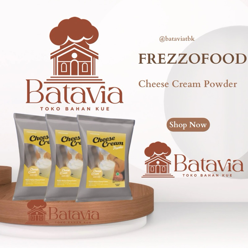 

Frezzofood Cheese Cream Powder 1kg | Bubuk Premium Topping CHEESE CREAM Powder