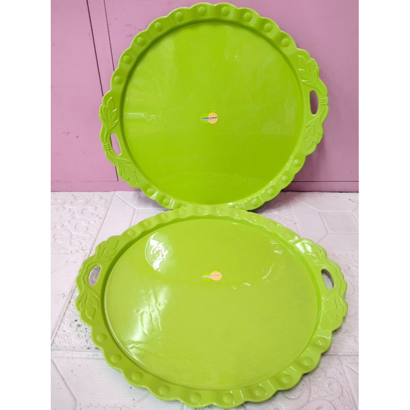 Nampan Plastik Bulat/ Nampan Bulat