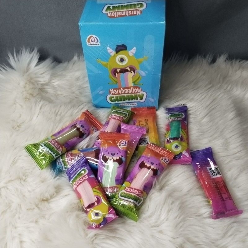 

Marshmallow Gummy Aneka Rasa ( isi 30)