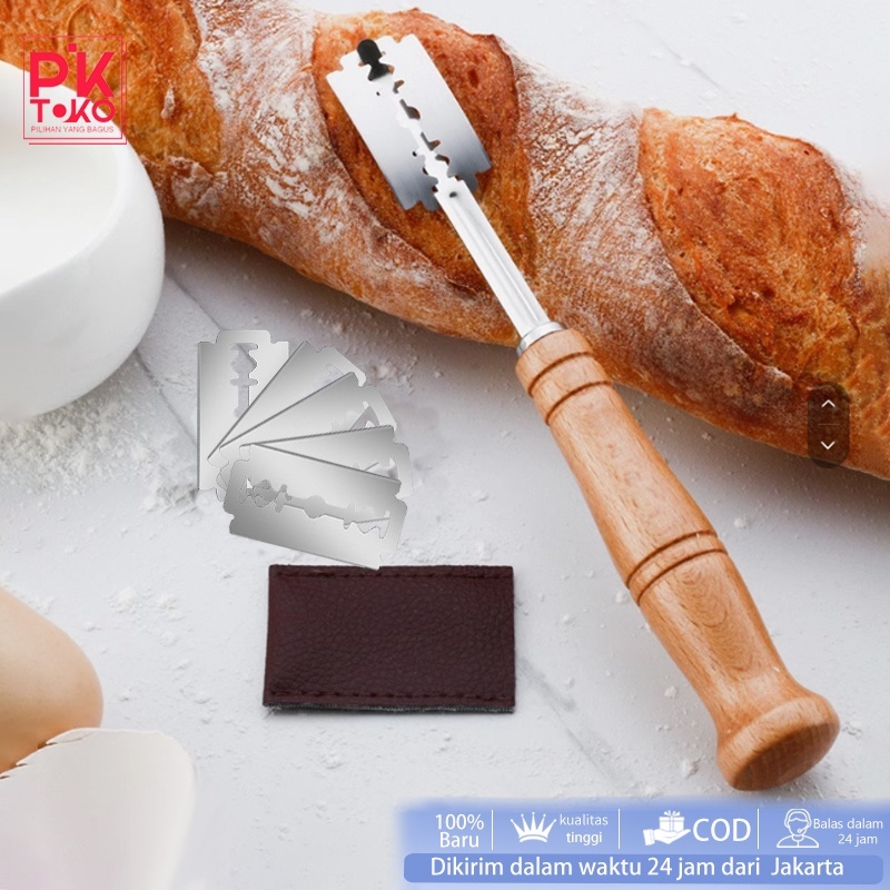 Alat Pemotong Pemotong Pisau Scoring Dough Cutter Pisau Sourdough Bread Lame Bread Cutter Stainless