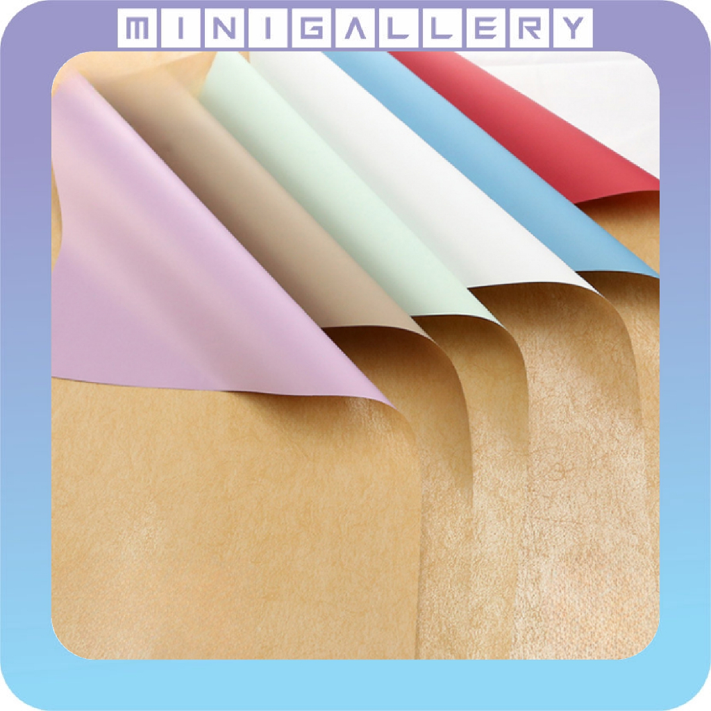 

20 LEMBAR Kertas Bunga Buket Dua Warna Wrapping Paper Bicolor Vintage Cellophane KB6055