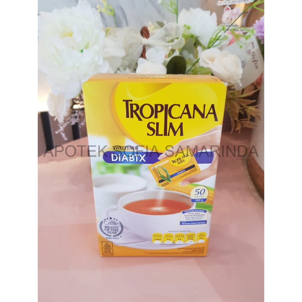 

Tropicana Slim Sweetener Diabtx 50 Sachet