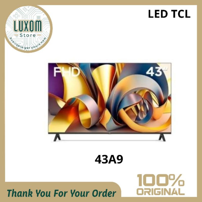 Led TCL 43inch Android 43A9/Led Tcl/Led/Tv/Android/43inch