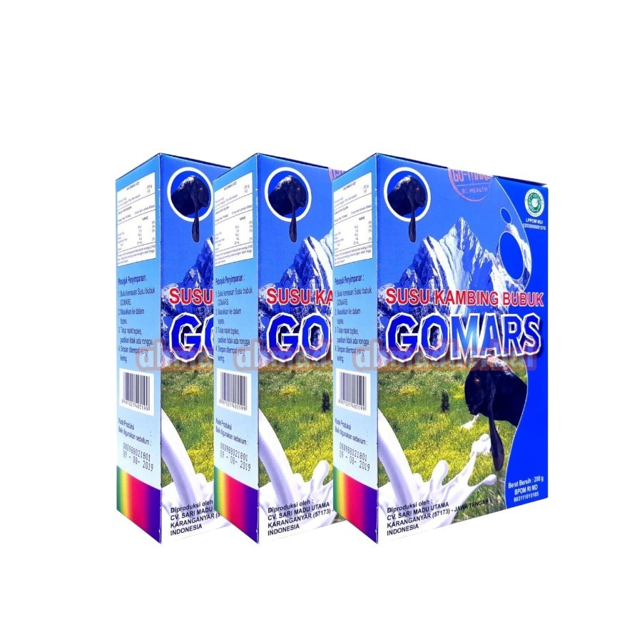 

gomars 3 box susu kambing etawa