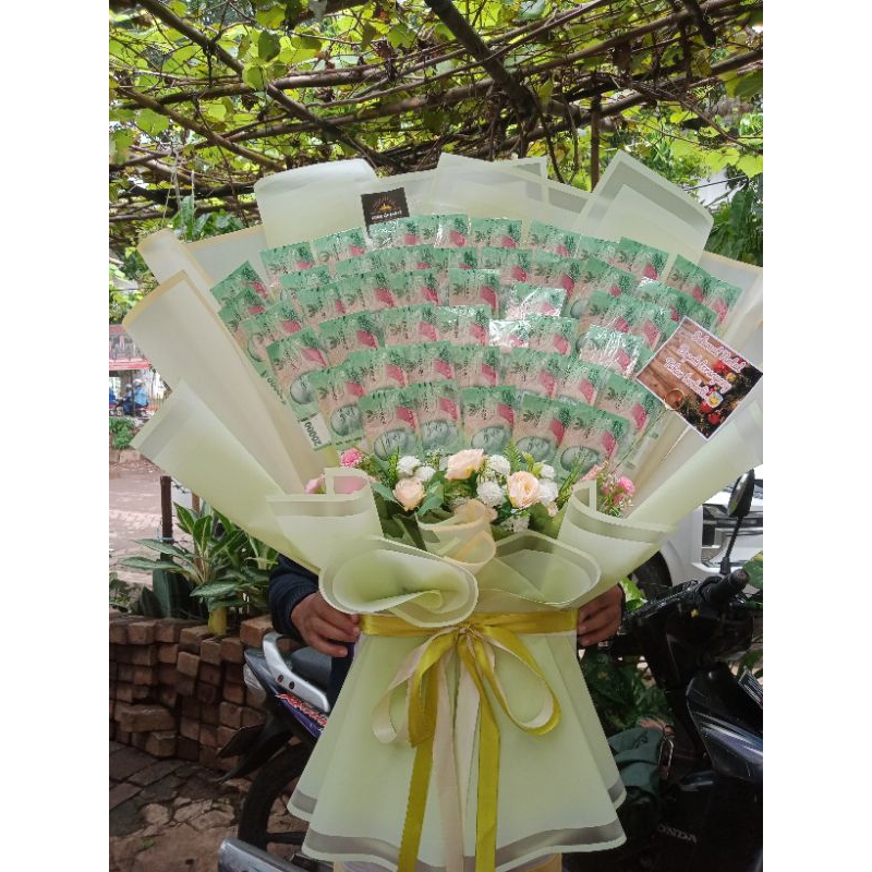 Buket uang jumbo 50lembar