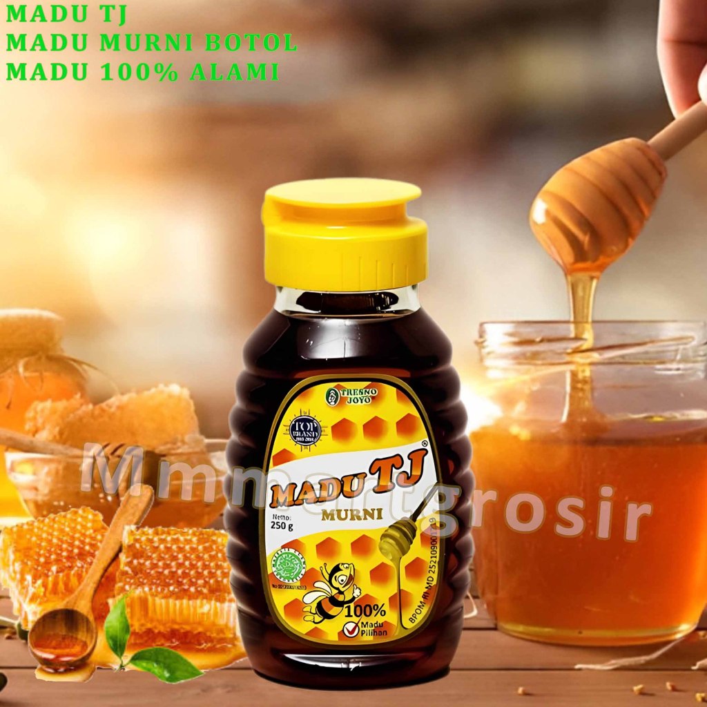 

Madu Tj / Madu Murni Kemasan Botol / Madu 100% Alami / 250gr