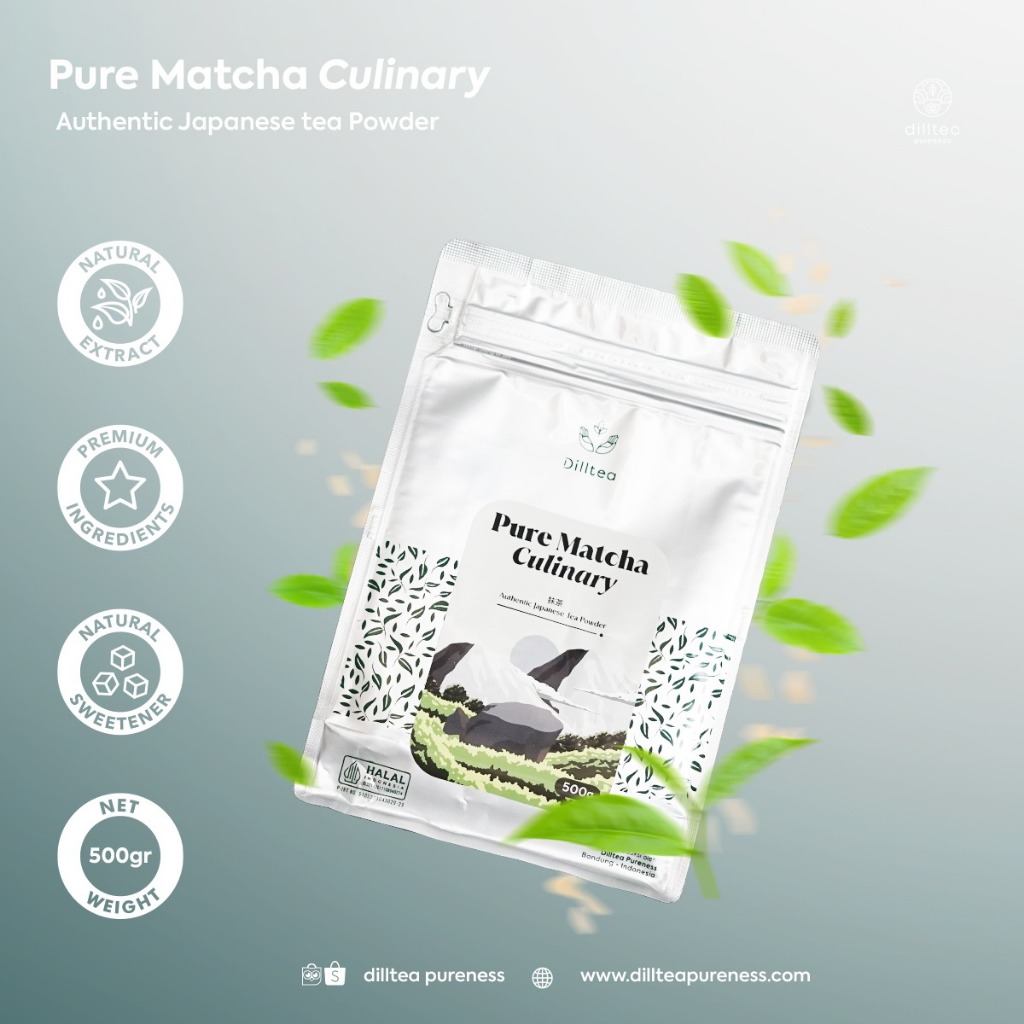 

DILLTEA - PURE MATCHA CULINARY Import Japan 500gram By Dilltea.