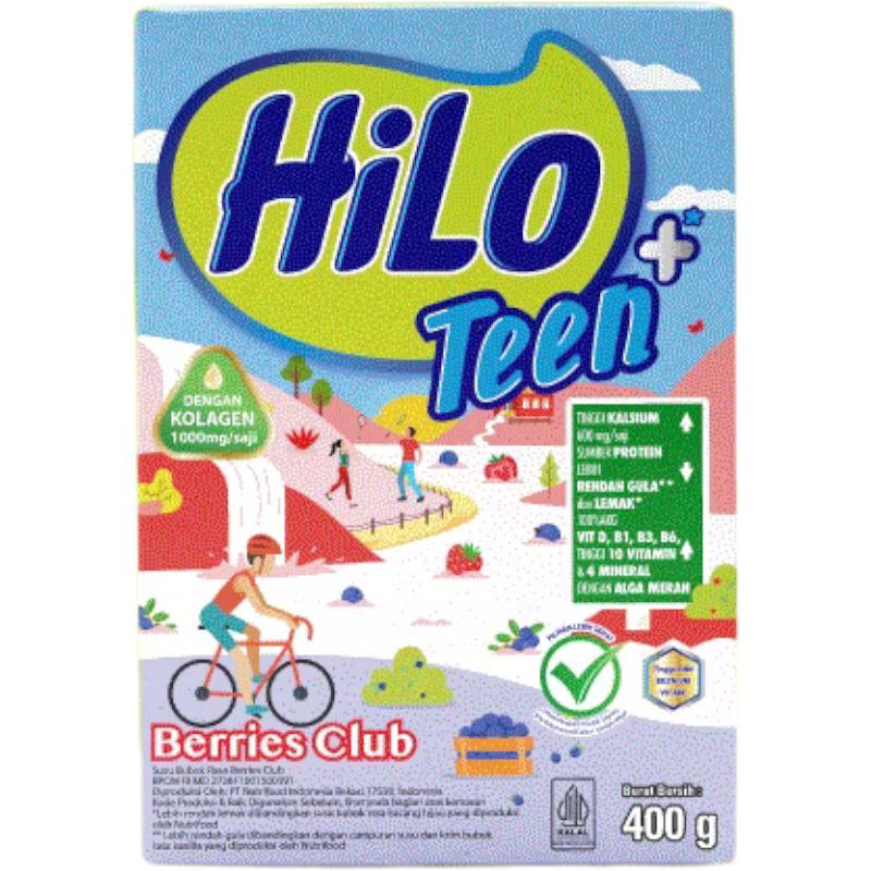 

HiLo Teen+ Collagen Berries Club 400 gram