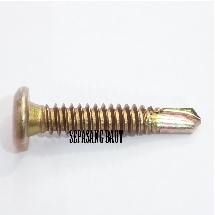 10 x 30 Sekrup Wafer Head SDS 10x30 Self Drilling Screw Roofing