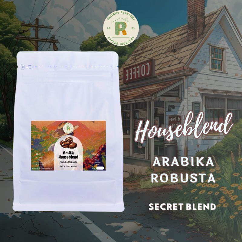 

Kopi Houseblend PALIRMO ARISTA Kopi Susu Arabika mix Robusta Roasted Bean