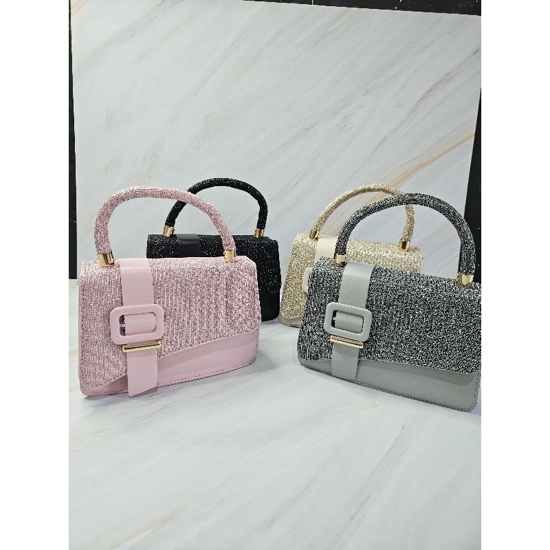 Import Tas selempang Wanita Korea Tas kondangan wanita elegan