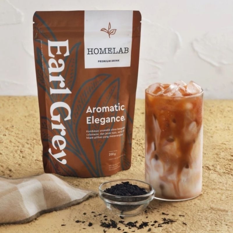 

HOMELAB | EARL GREY latte - 200gr | Bubuk Minuman PREMIUM Powder Drink