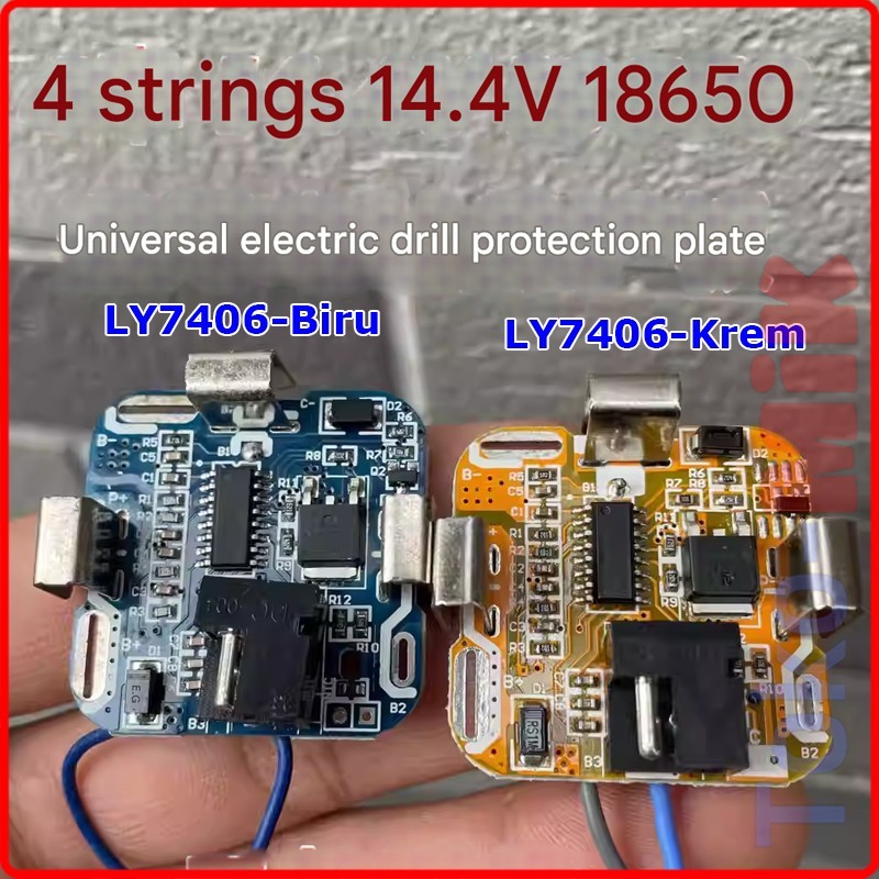 BMS 4S 20A 14.8V 16.8V Baterai Li-ion Lithium 18650 Bor Obeng Cordless