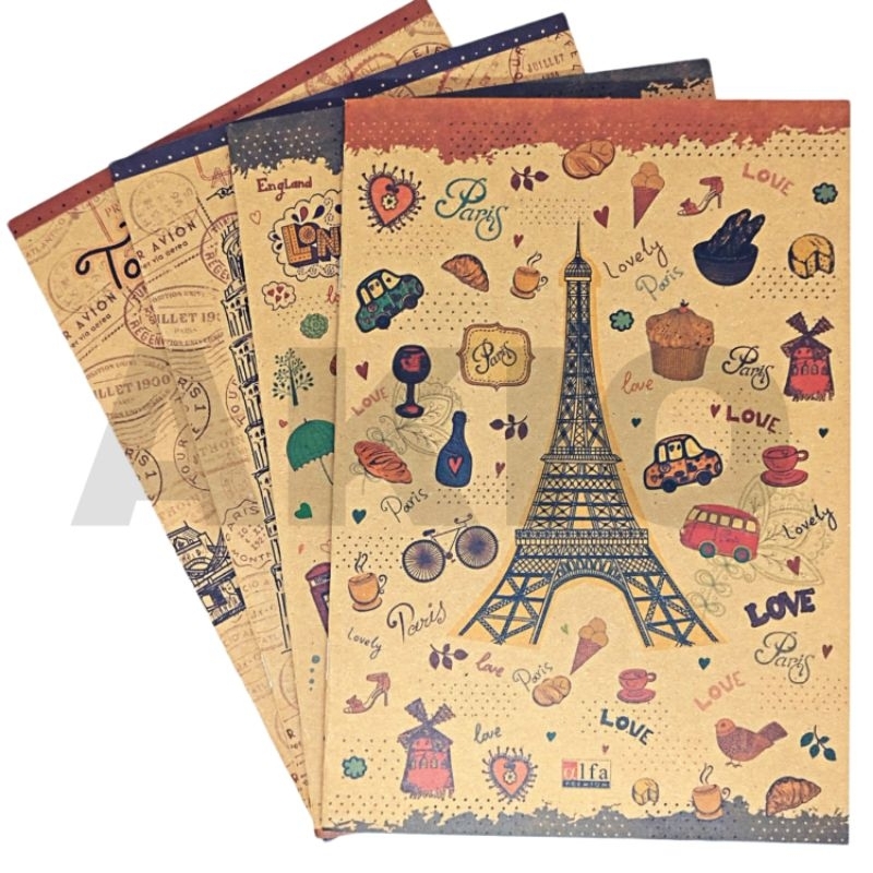 

Buku Tulis Boxy 34 Lembar Besar B5 Karakter PARIS LONDON VINTAGE Kraft ALFA PREMIUM Doff Aesthetic Sekolah Kuliah SMK SMA SMP BXK-2255