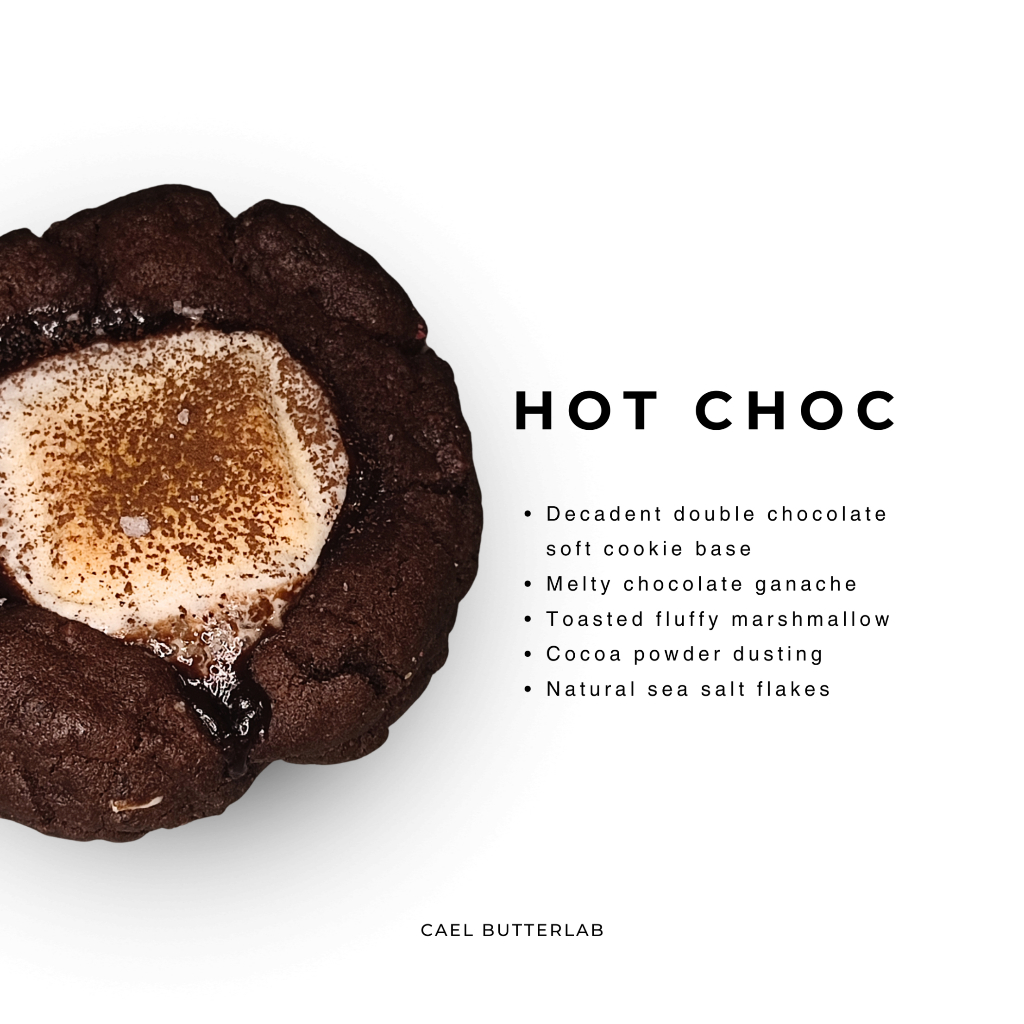 

Hot Choc Soft Cookies by Cael Butterlab | 100 g