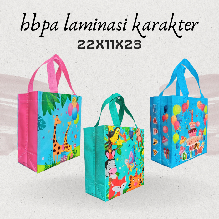 

TAS KARAKTER 22X11X23 ISI 12pcs TAS ULTAH TAS HAMPERS TAS SOVENIR