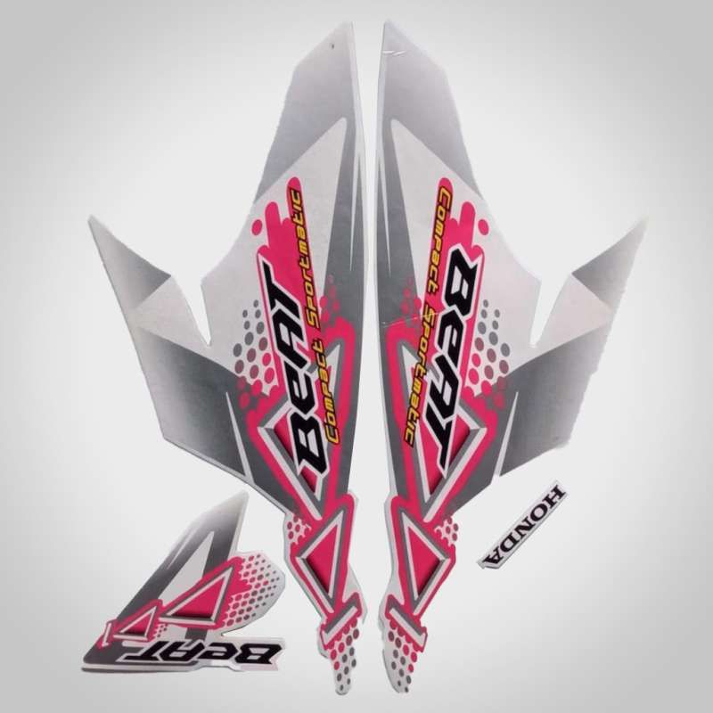 Striping beat karbu tahun 2011 warna putih