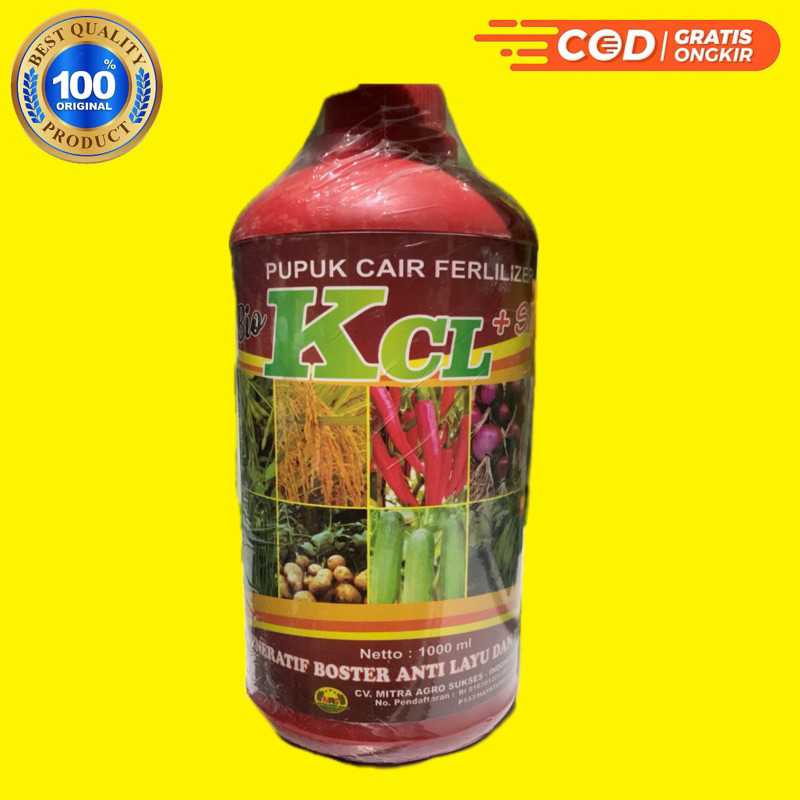 Pupuk KCL Cair BIO KCL 1liter - pupuk kalium plus boron
