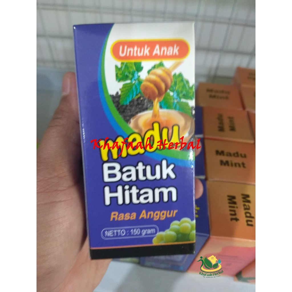 

Madu Batuk Hitam Untuk Anak Eliman Rasa Anggur 150gr Meredakan Batuk dan Sakit Tenggerokan