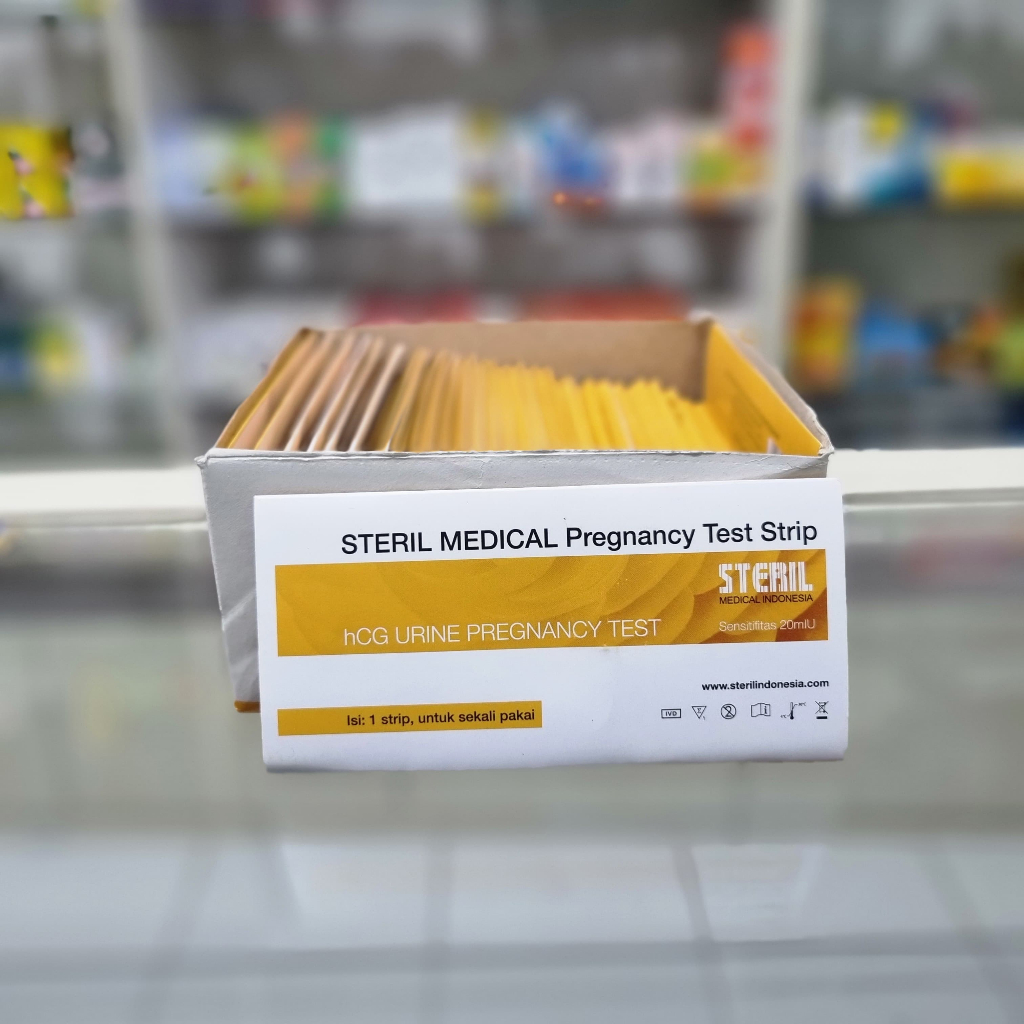Test Pack Steril Strip Alat Tes Kehamilan  1 Pcs