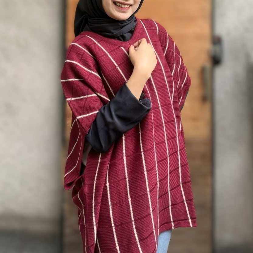 Rompi Wanita Jihan Vest Rajut Oversize Tanpa Lengan - Atasan Luaran Outer Panjang