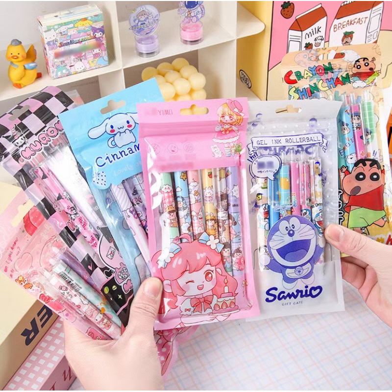 

BULPEN/ BULPOIN SANRIO LABUBU ISI 6PCS- bulpen sanrio mix anak karakter sanrio labubu cute
