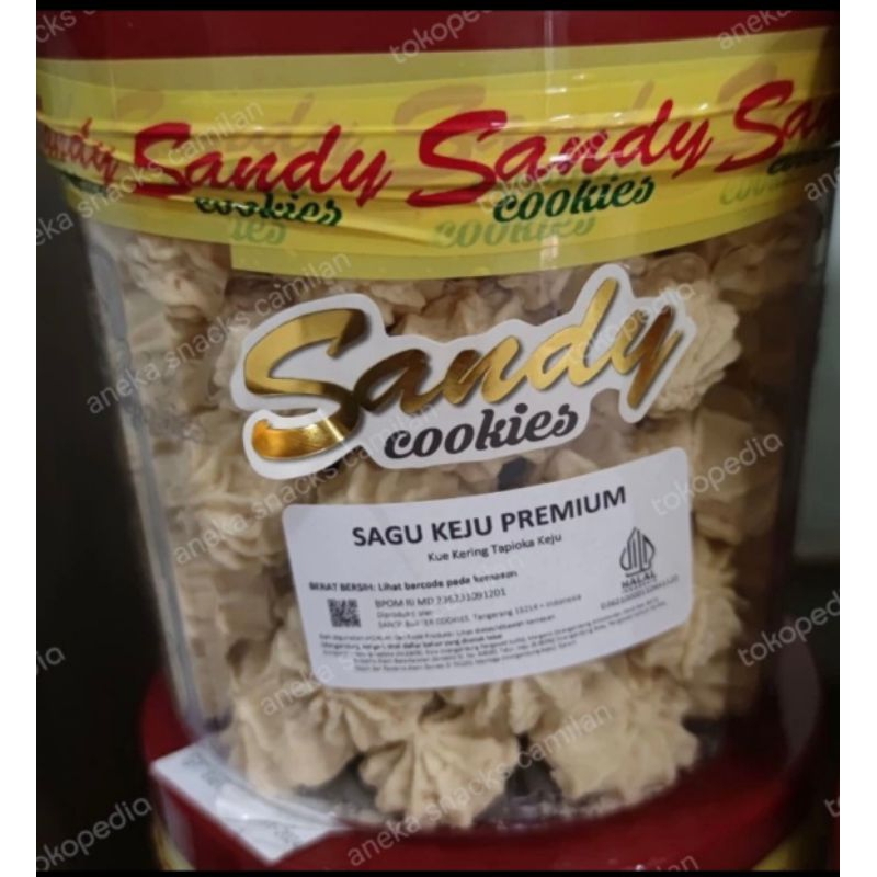 

Sandy cookies sagu keju premium toplea mini
