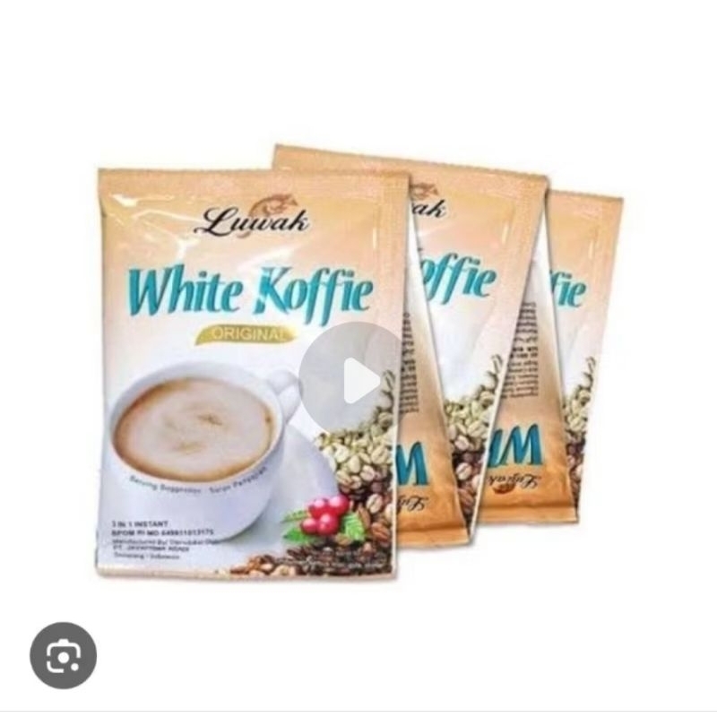 

Kopi Luwak White Coffee 1 renceng isi 10 sachet @20g