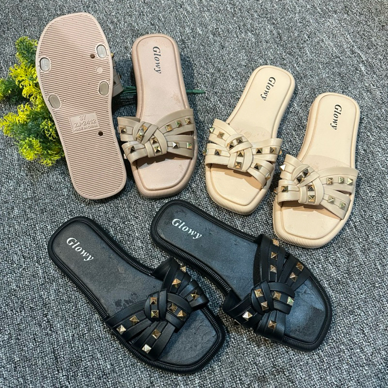 SANDAL KARET SLOP DURI / SANDAL KARET WANITA / SANDAL HARIAN WANITA / SANDAL TEPLEK WANITA