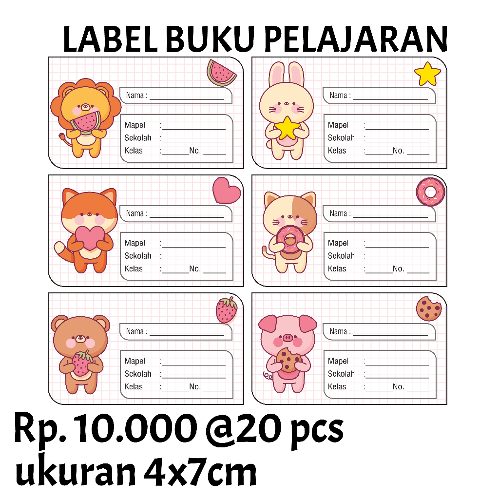 

Stiker label buku pelajaran, label buku gambar bis, stiker gambar bis, stiker label ukuran 4x7cm