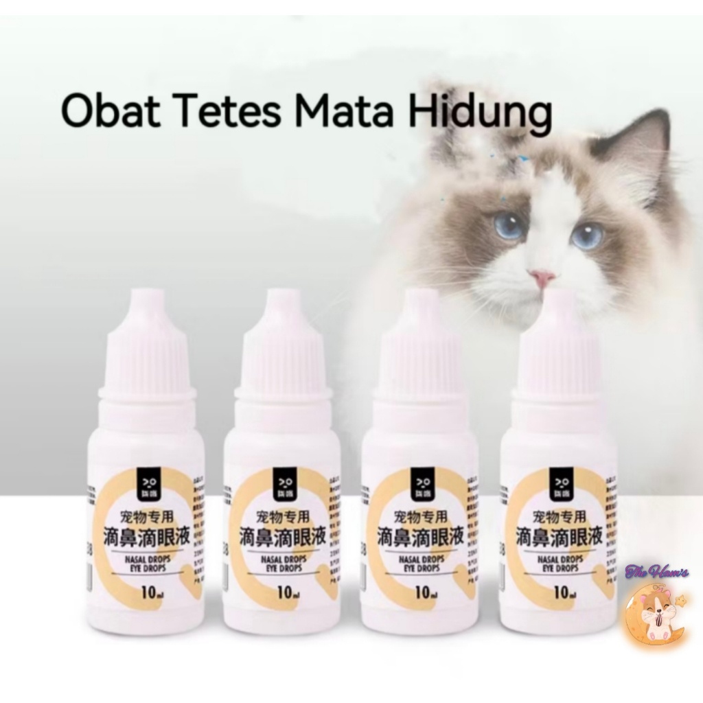 (The Ham's) Obat Tetes Mata Hidung Hewan/Obat Tetes Mata Hidung kucing anjing