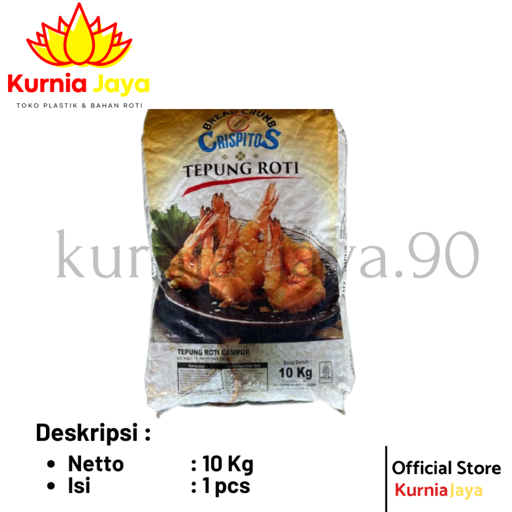 

[ CRISPITOS ] Tepung Roti MIX 10Kg