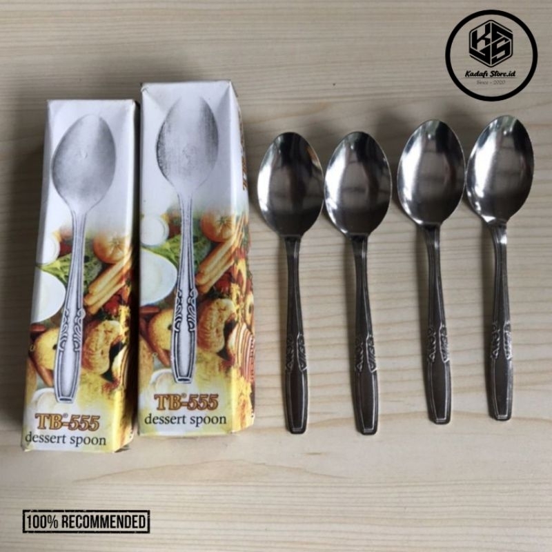 Sendok Makan TB-555 1 Lusin | Sendok makan stainlies | sendok makan TB | sendok makan viral | Sendok