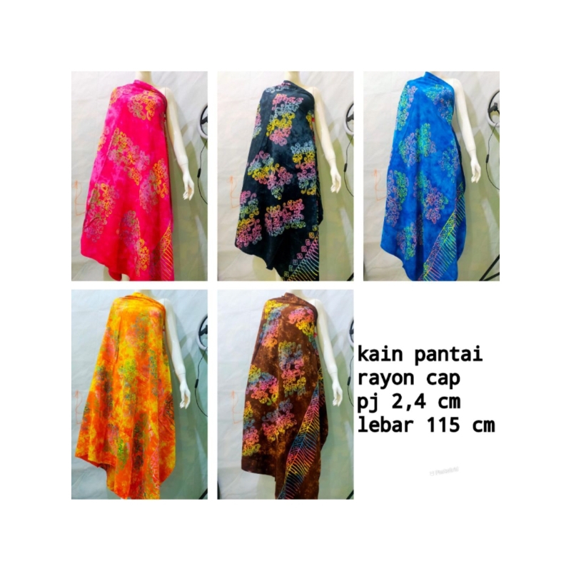 KAIN PANTAI BALI SUPER PREMIUM - KAIN BALI CAP