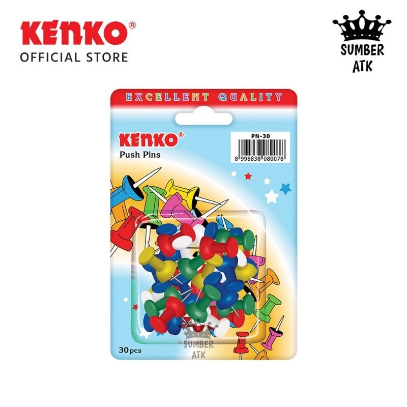 

Push Pin Kenko Paku Mading Warna Warni