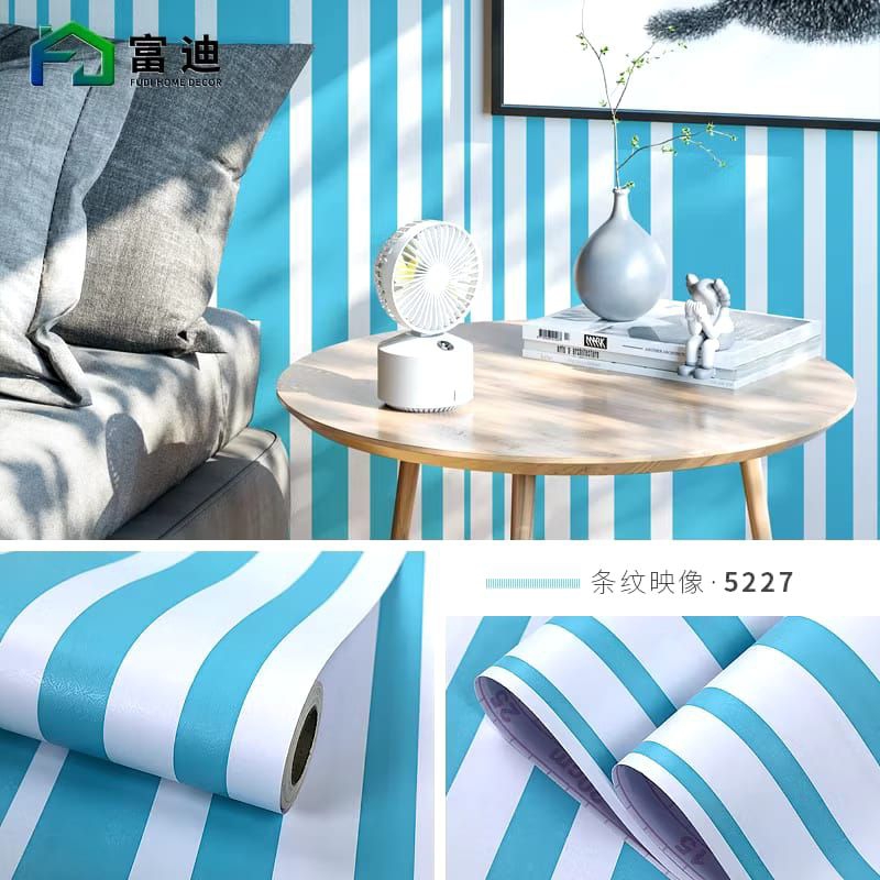 Wallpaper Dinding Kamar Anak Estetik Wallpaper Dinding Warna Biru Wallpaper Dinding Karakter Anak Wa