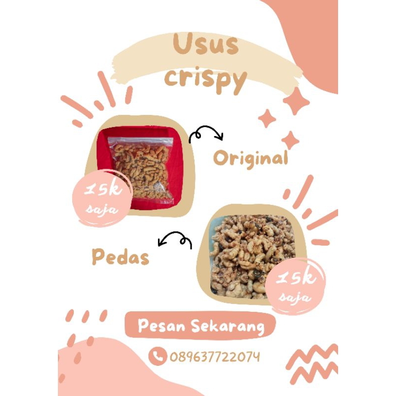 

Keripik Usus Crispy Home Made Pedas dan Ori 200gr - Makanan, Goreng, Food, Kripik, Camilan, Ayam, Kering, Snack, Cemilan