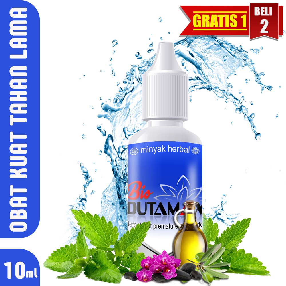 [MANJUR] Obat Kuat Pria Tahan Lama Tidak Panas Original 100% Asli Herbal Oles Bio Dutamax Obat Ejaku