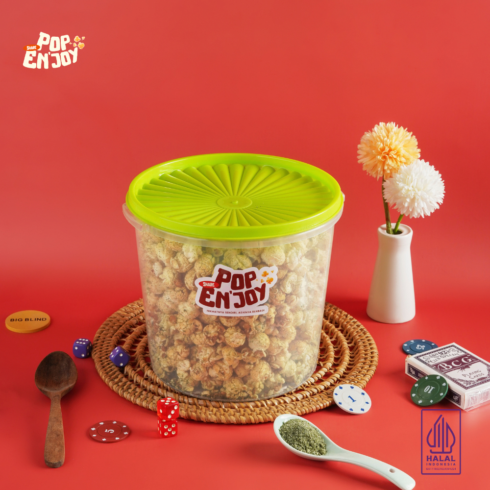 

PopEnjoy - Snack Cemilan Popcorn Caramel - Mukbang Popcorn Setoples Bareng Mertua
