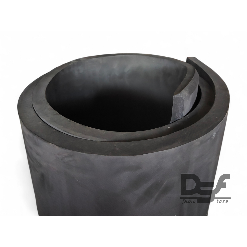 Spon Ati 2cm / Busa Ati 2cm / Spon eva Tebal 2cm hitam Ukuran 125 cm x 225 cm