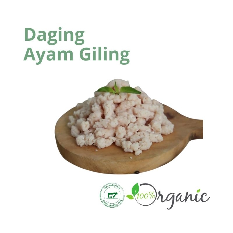 

Daging Ayam Giling 500gr - Ayam Organik Berkah Chicken - Nora Healthy Food