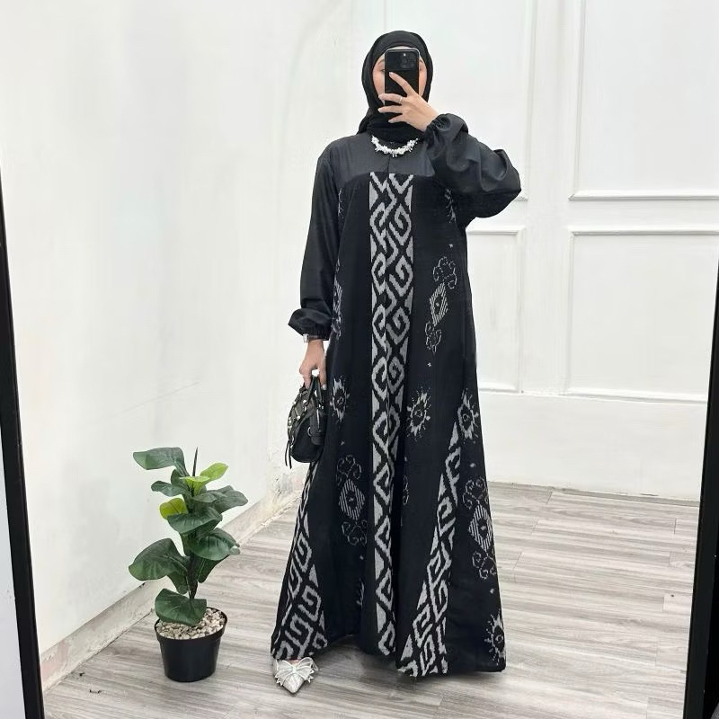GAMIS TENUN BAJU TENUN GAMIS BAJU LEBARAN BAJU KONDANGAN TERBARU GAMIS LEBARAN
