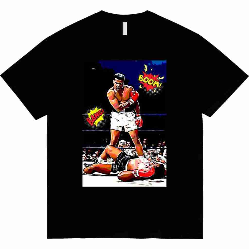 ( Kaos Anak ) MORNINGKIDS Kaos Anak Laki-Laki Perempuan MUHAMMAD ALI bahan 24s
