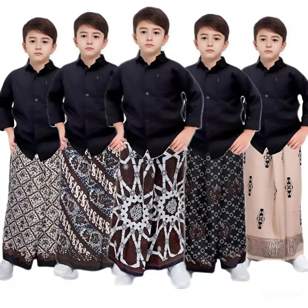 Sarung Anak Laki Laki Sarung instan Anak usia 3-12 tahun