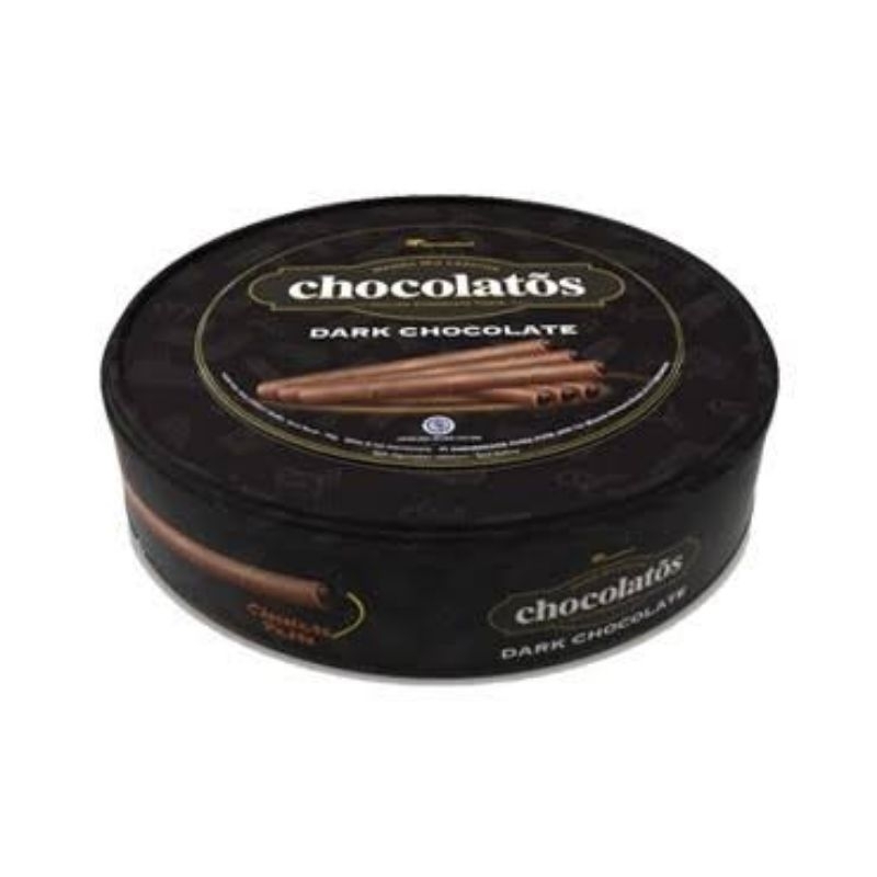 

wafer roll chocolatos dark premium-190G ( 1dus isi 6 toples)