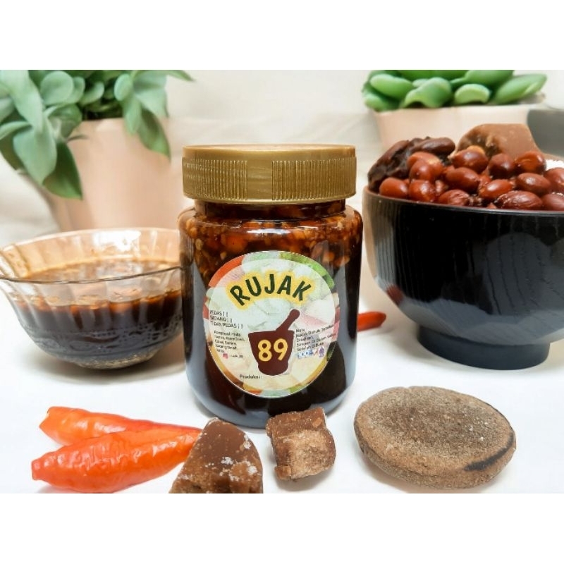 

Sambal Rujak Kacang/Bumbu Rujak Nikmat Praktis Tinggal Tuang 255Gram