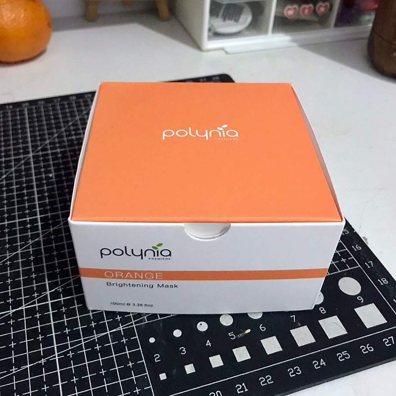 booked polynia brightening mask