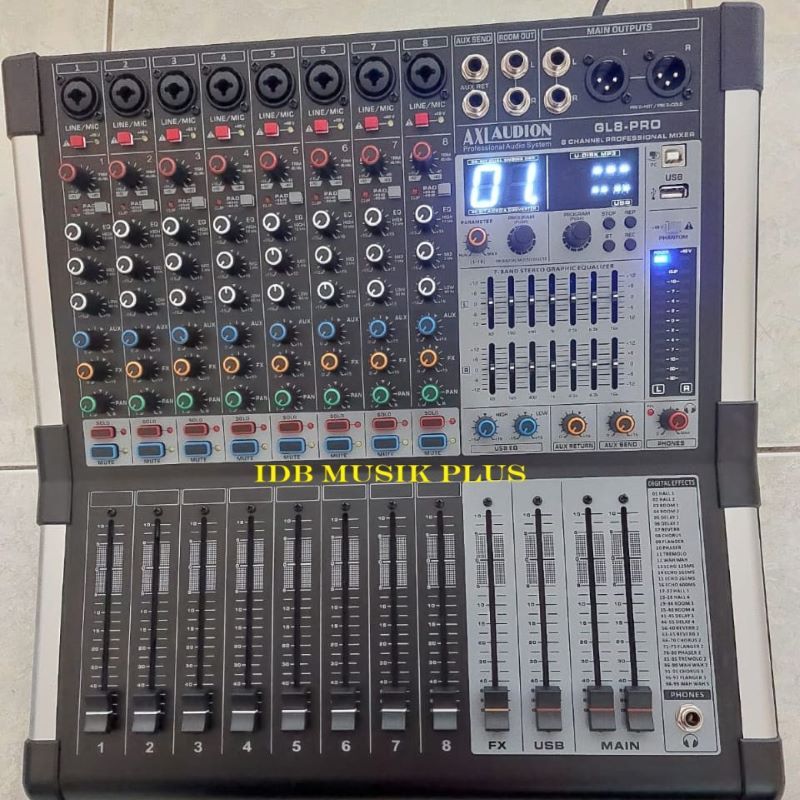 Mixer 8 Ch Axl Audion GL8 PRO GL 8 PRO Original