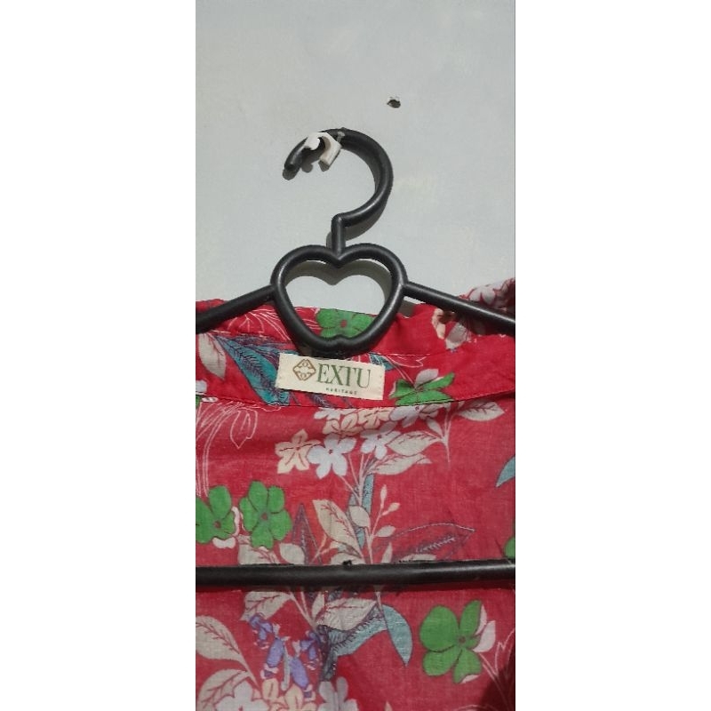 outer extu outer cantik bunga bunga atasan wanita