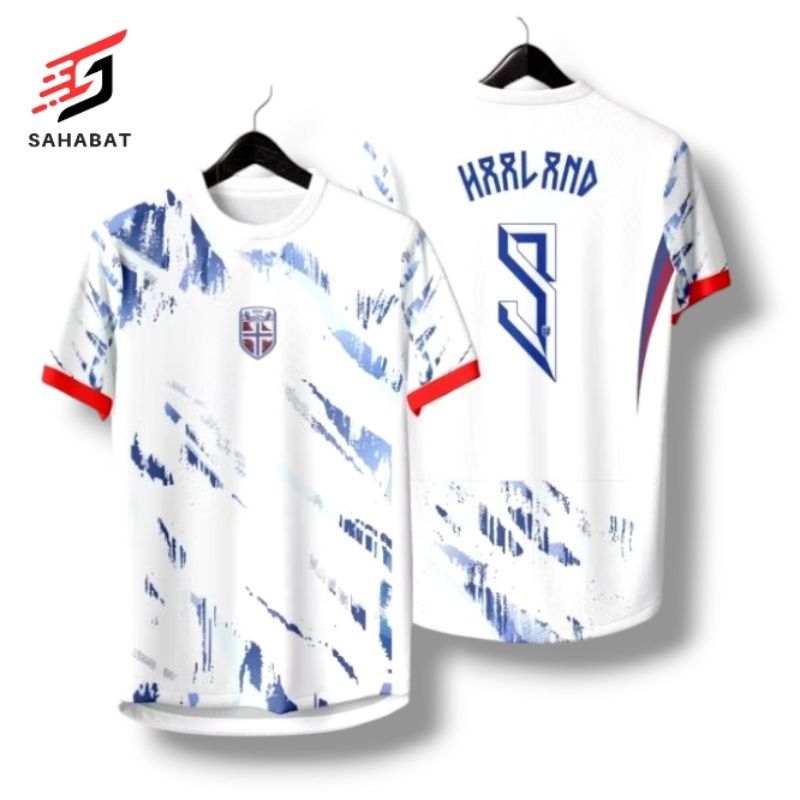 JERSEY NORWEGIA AWAY 2024 FULL PRINTING